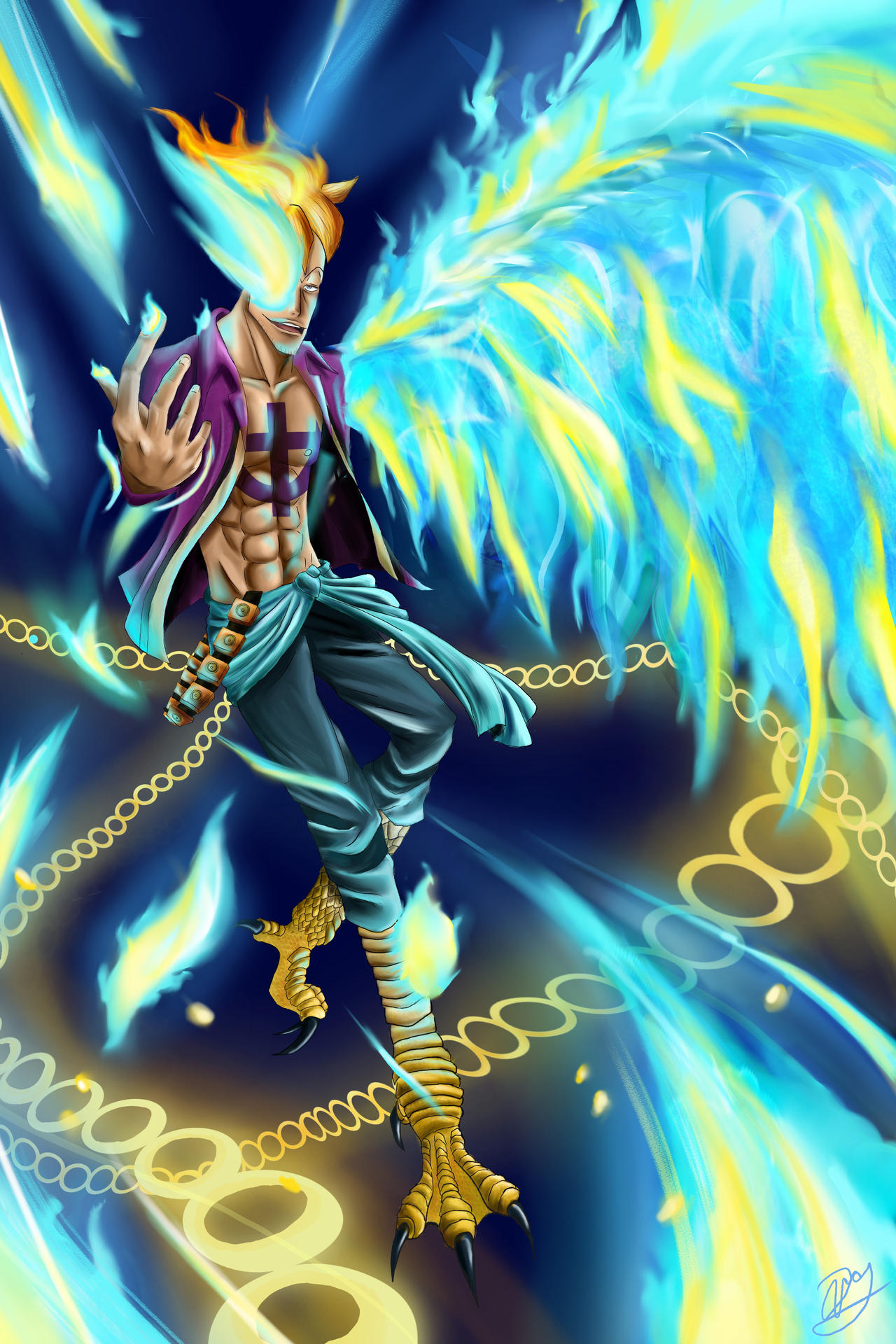 Marco The Phoenix One Piece By Raf Draws On Deviantart Marco The Phoenix One Piece By Raf Draws On Deviantart