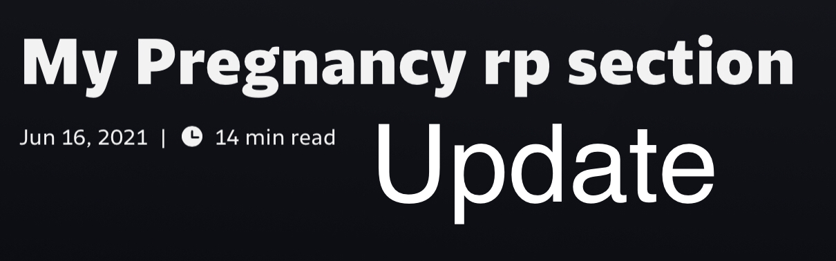 Pregnancy rp section update by shadowsandflames on DeviantArt