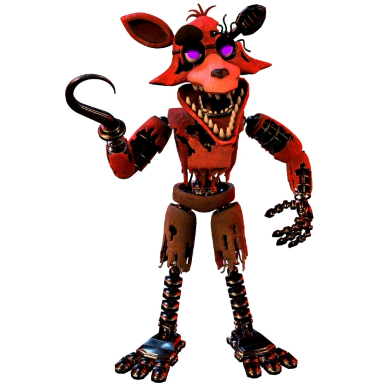 Withered Foxy as Extra Roles Png by Withered2209 on DeviantArt