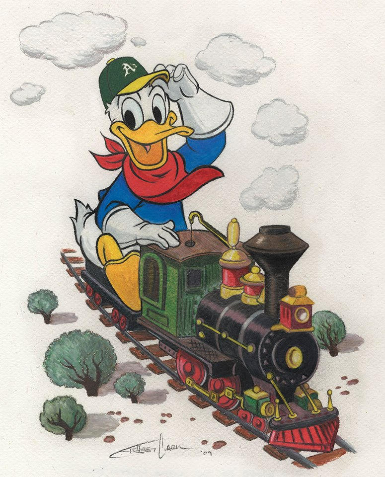 Donald Duck Train by jefferdean on DeviantArt