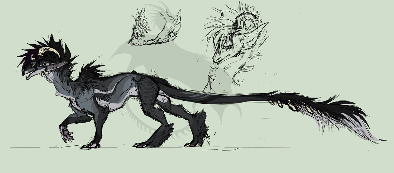 Krys Dragon Form sketchref