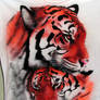 Tigers on a shirt