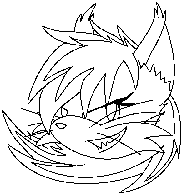 Feral the Lynx :LINEART: