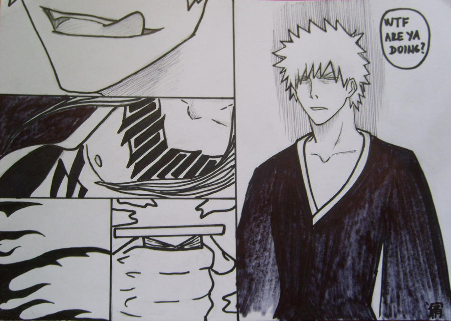Bleach Ichigo is angry... by cucibest on DeviantArt
