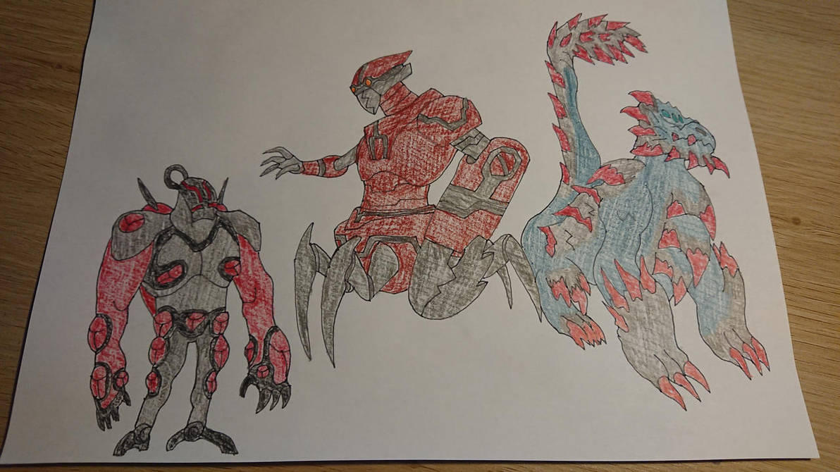 Infestitrix Forms of Unseen And Reboot #1 by ILSDDB95 on DeviantArt