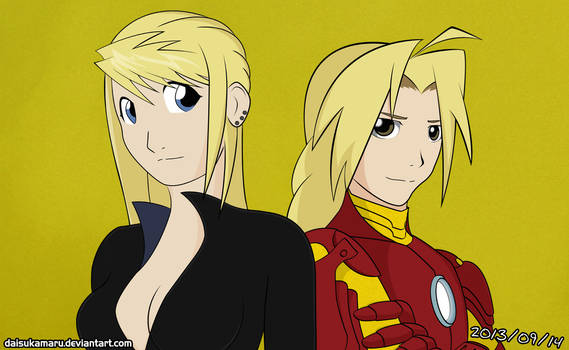 Fullmetal Avengers - Winry and Ed