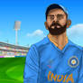 Virat Kohli- sports illustration