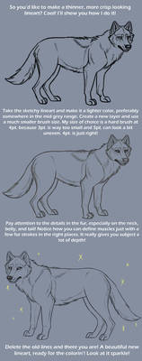 Canine Anatomy and Lineart Tutorial Pt.2