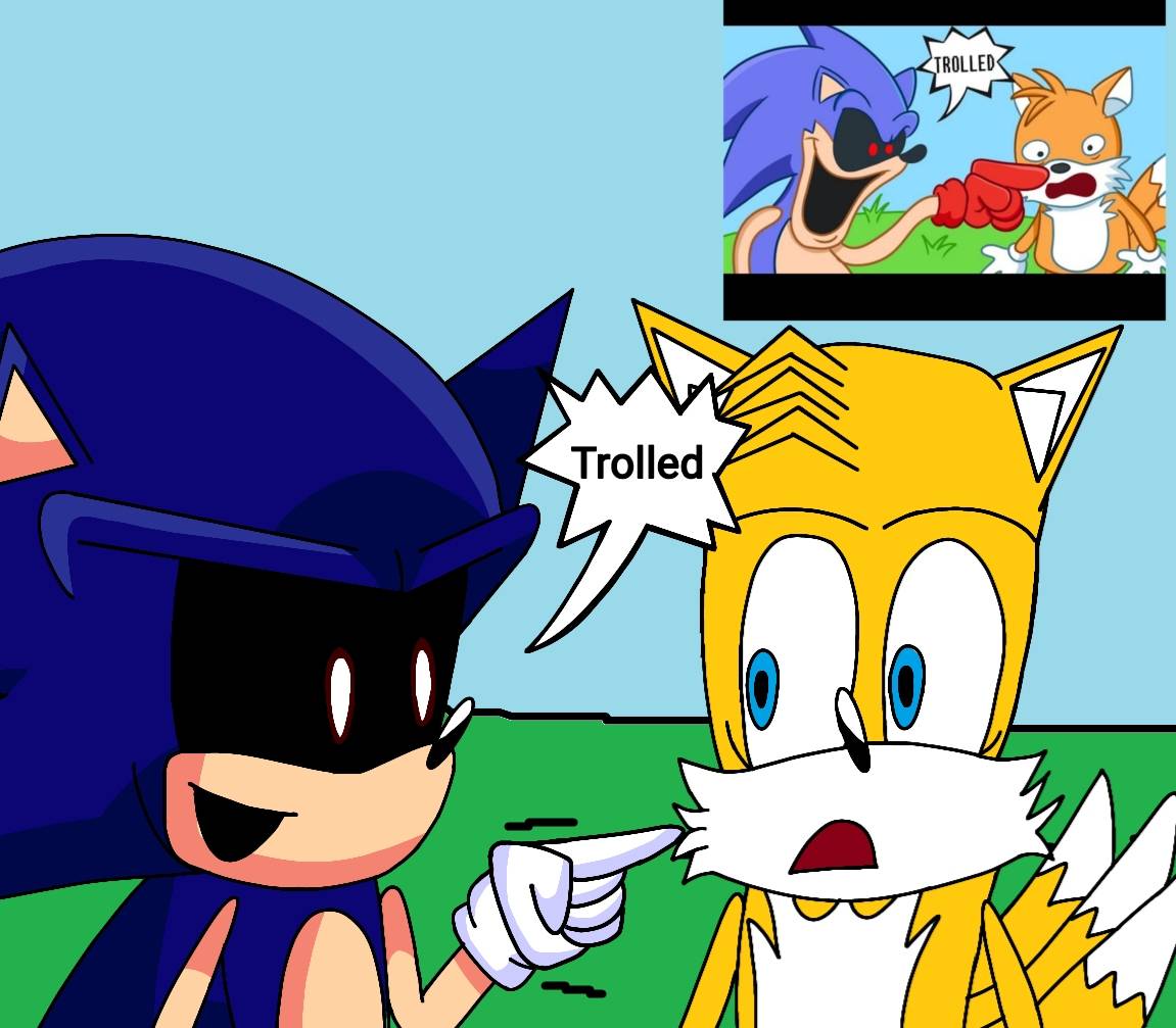 tails. exe. Sonic. exe (@thaysaferreira426)