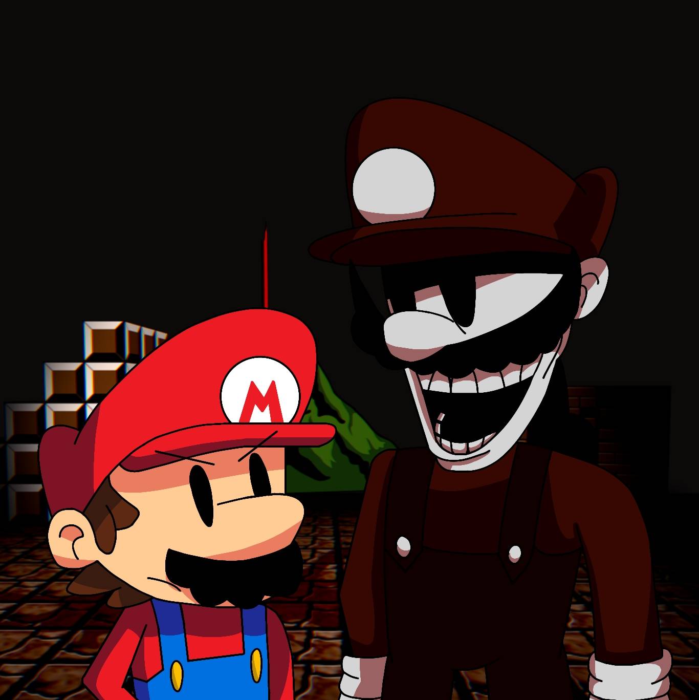 Mario Exmx Mario y Mx by Bastia8 on DeviantArt