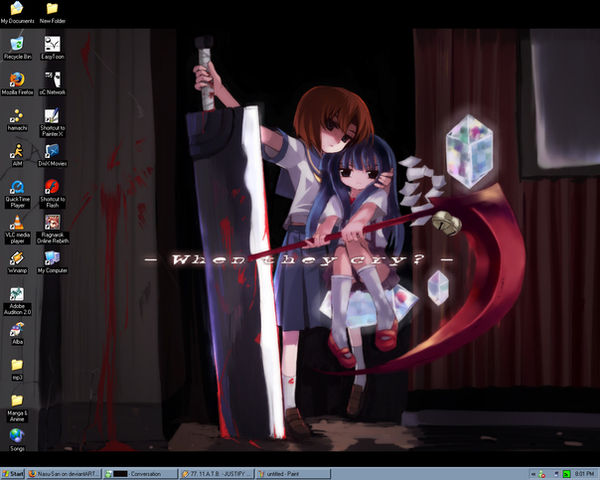 Higurashi Ripped Note Desktop Higurashi rocks : D by Nasu-San on DeviantArt