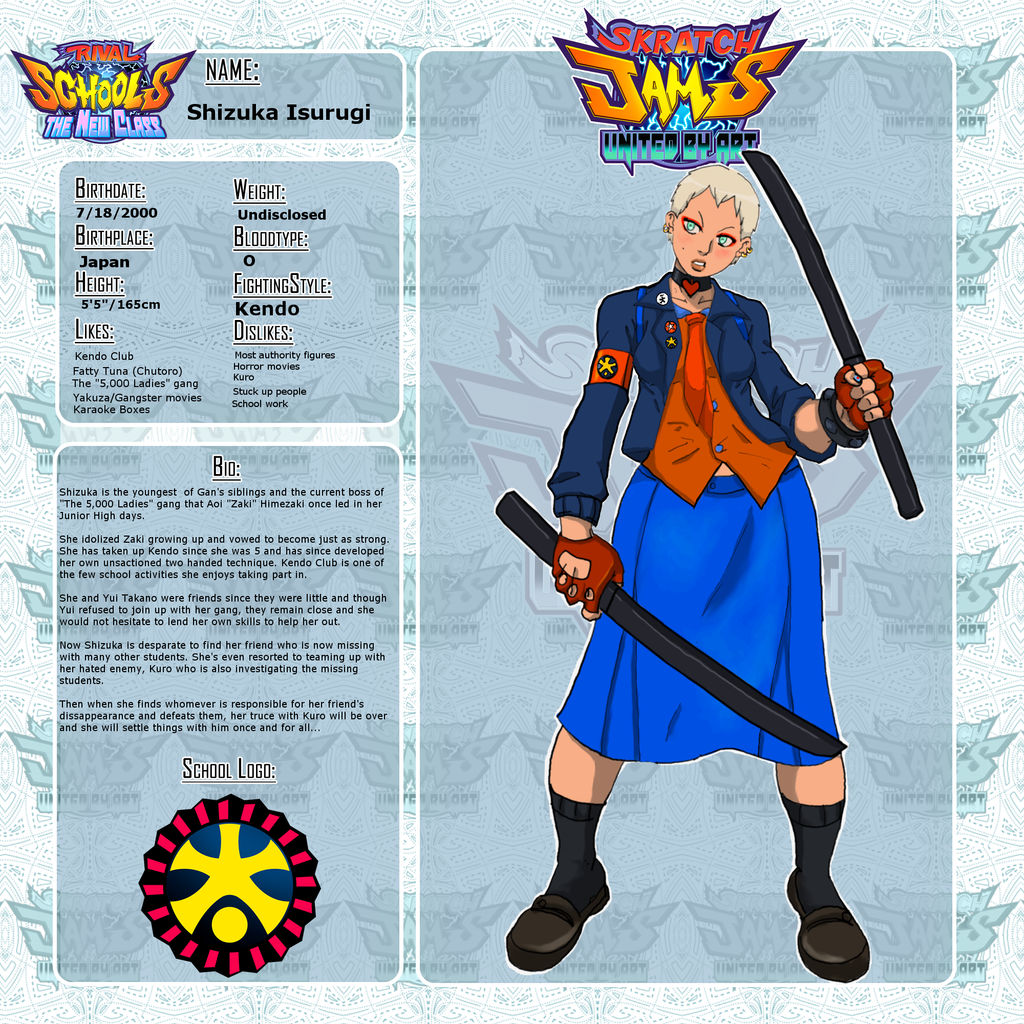 Rival Schools The New Class-Shizuka Isurugi by JSRT on DeviantArt