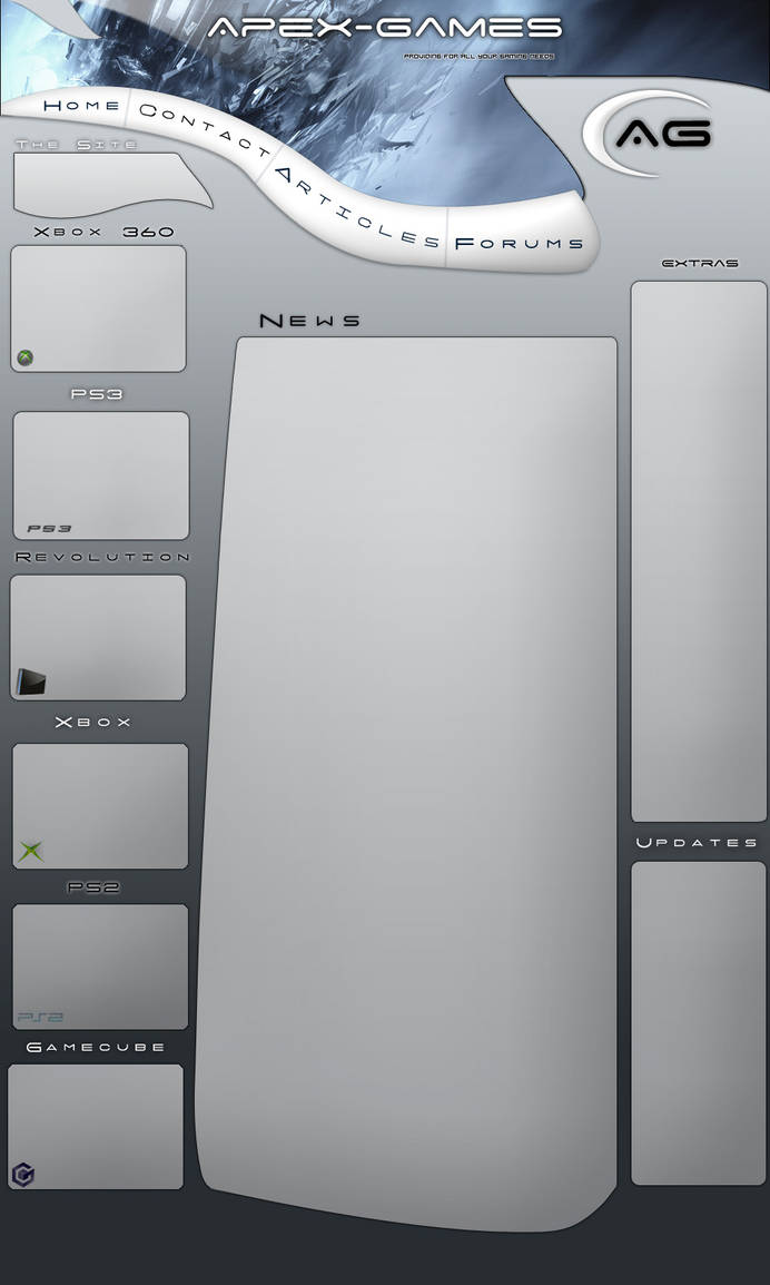 Gaming Layout by SejoApex on DeviantArt