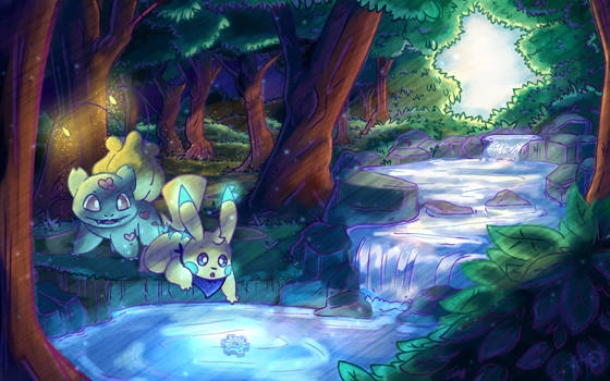 A Discovery: Pokemon Mystery Dungeon Painting