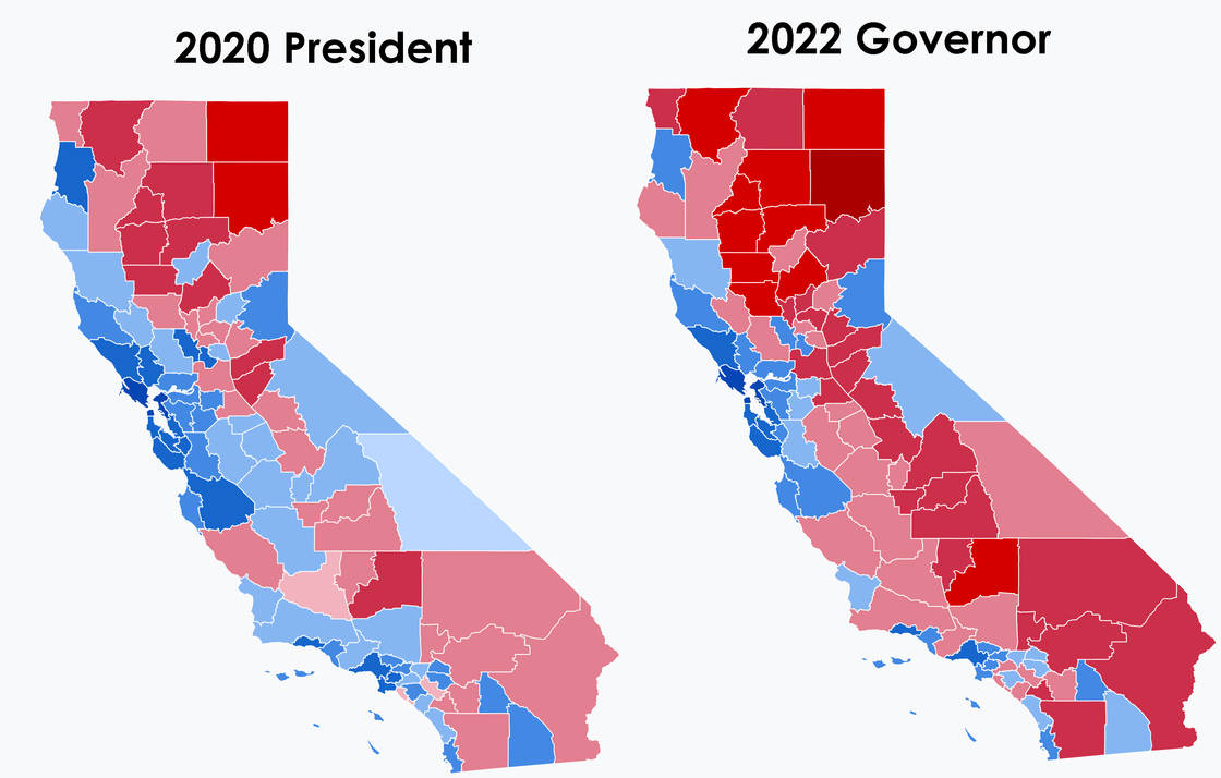 California More Counties - Election Maps by Asterlan16 on DeviantArt