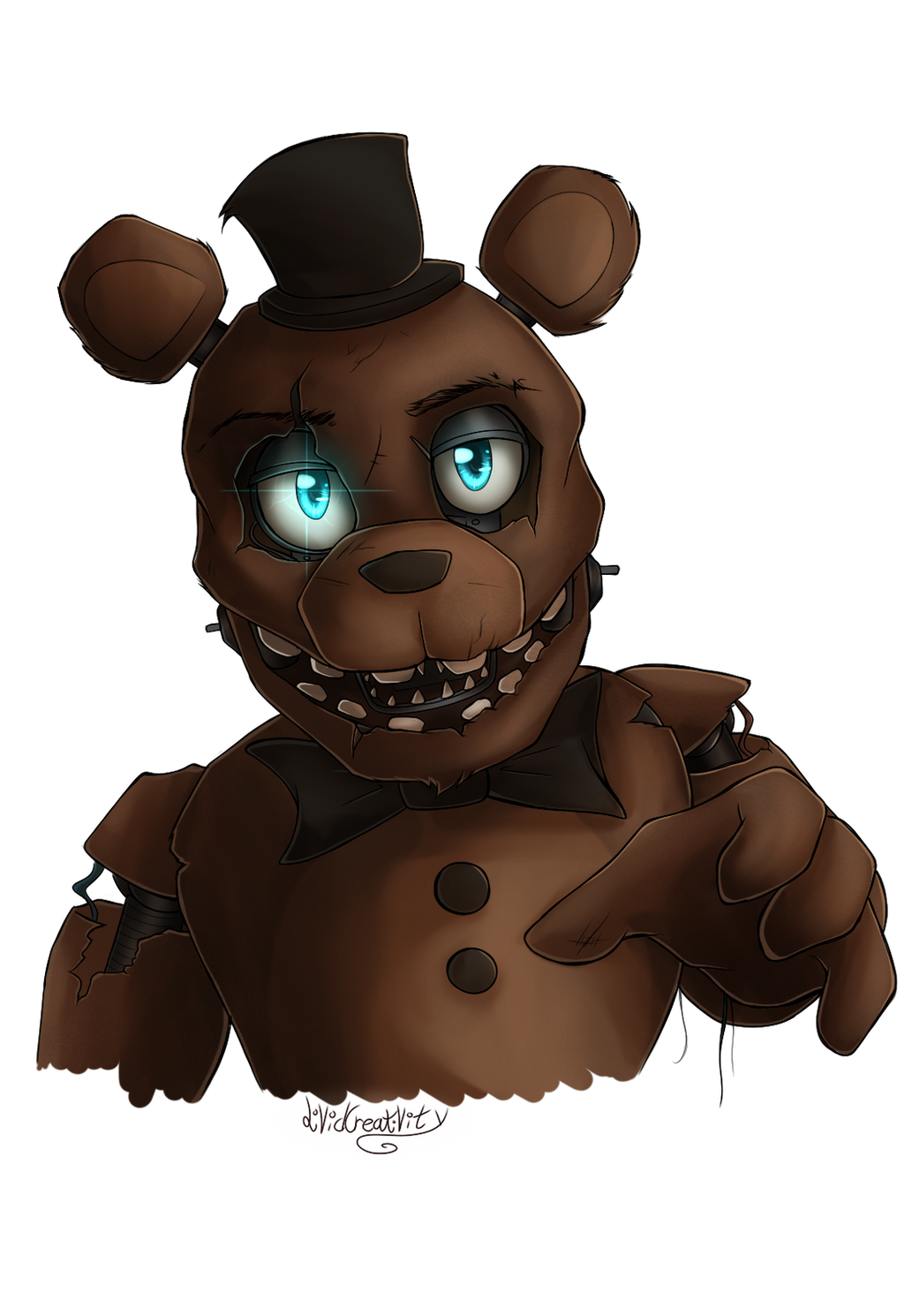 Download Funny Fnaf Withered Freddy Fan Art Picture