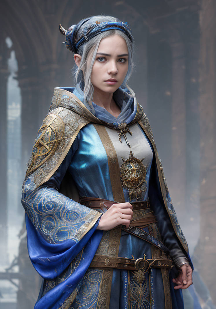 Female Mage 1 by CastleForge on DeviantArt