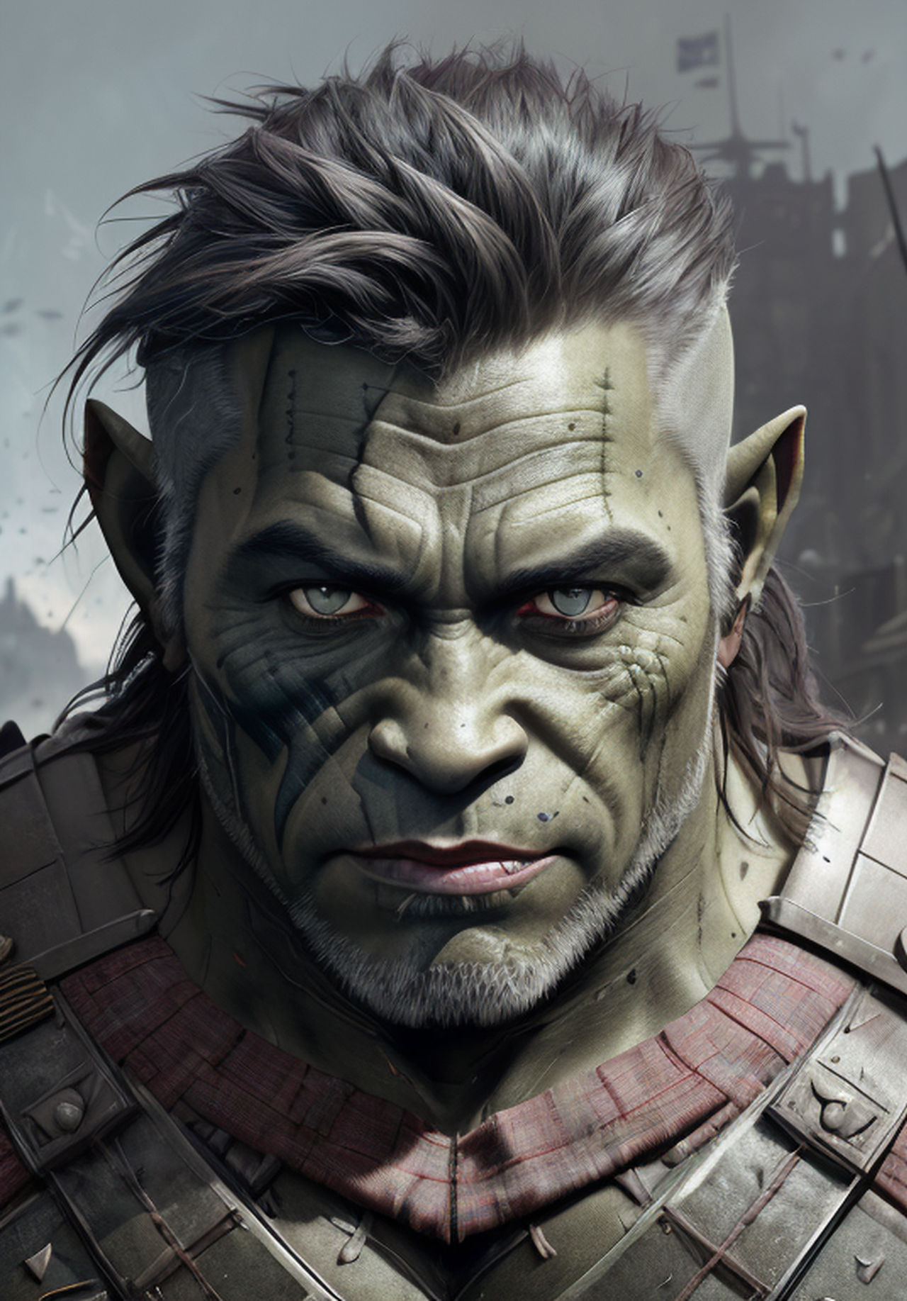 male half orc 4 by CastleForge on DeviantArt