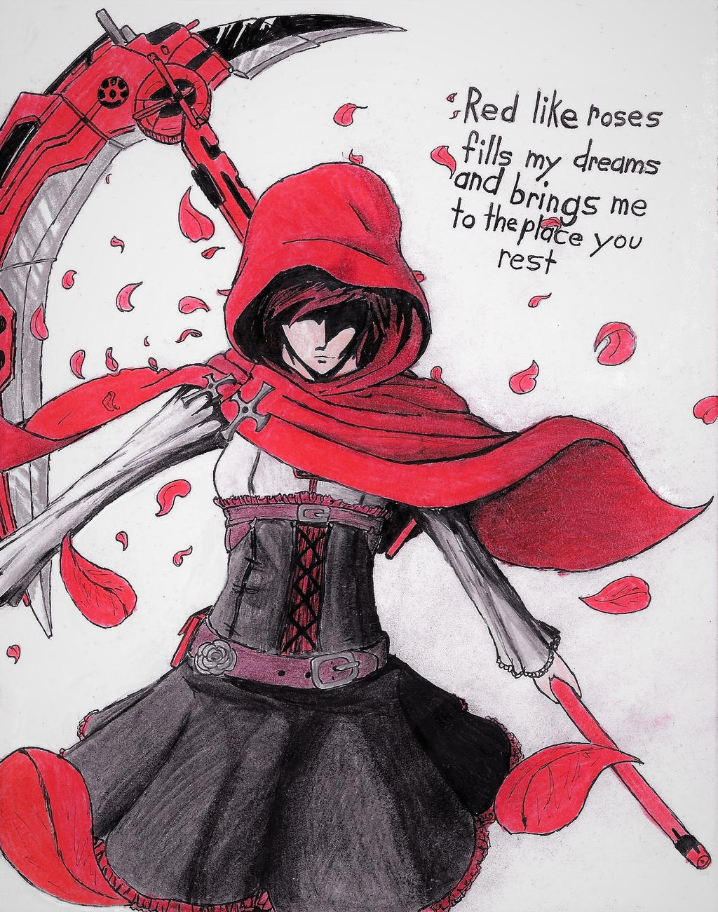 Red Roses Glass Rwby RWBY Red Like Roses by 8InfiniteNinja8 on DeviantArt