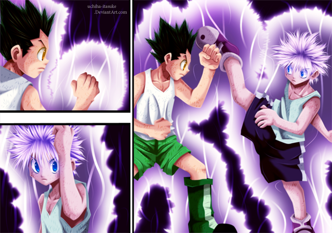 Gon and Killua Training