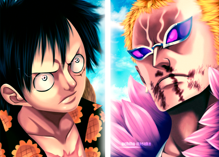 One Piece 781 Luffy Vs Doflamingo By Robertdraw On Deviantart