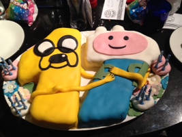 Adventure Time Birthday Cake