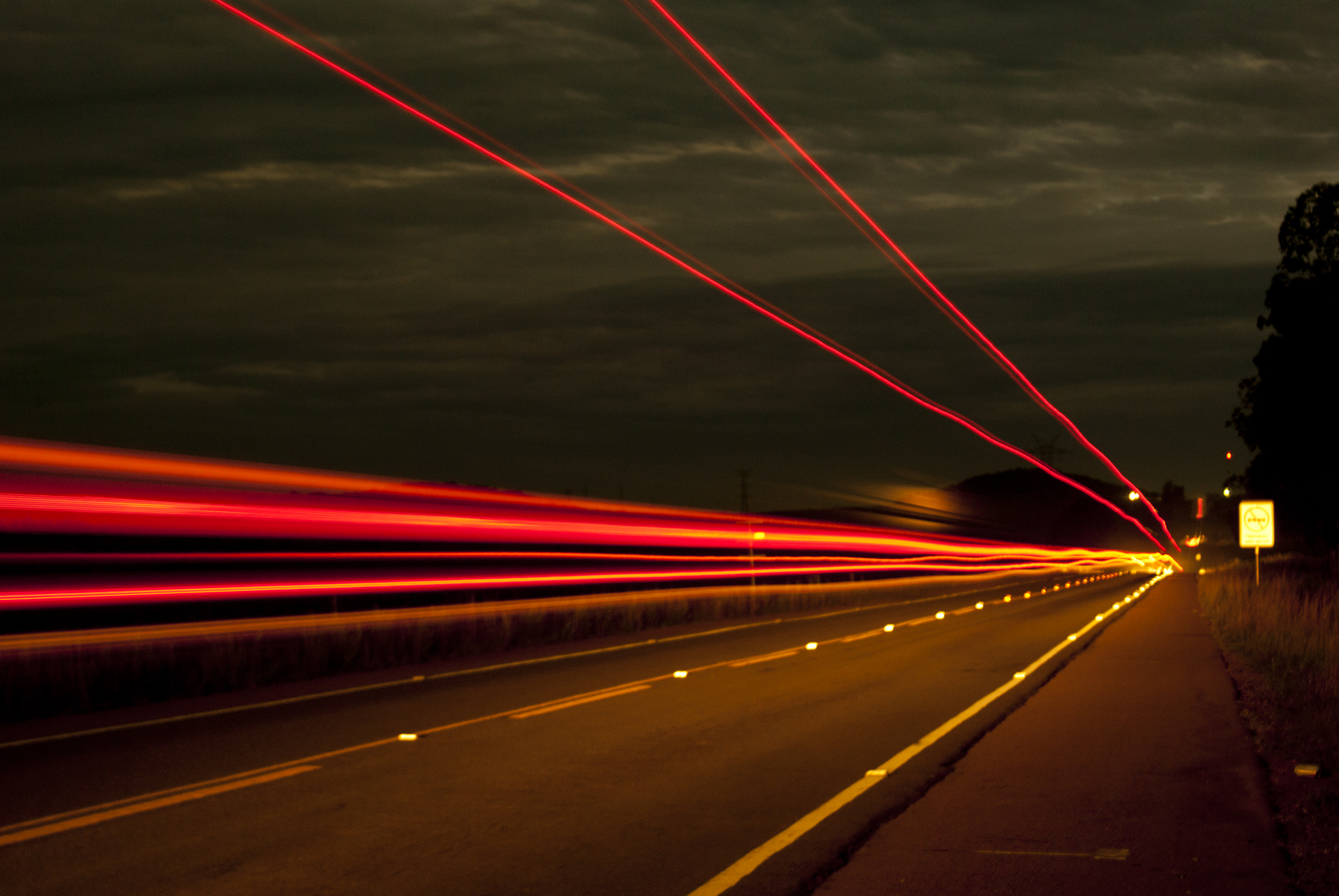 Lights - night - slow shutter