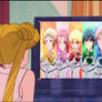 Usagi Tsukino watching Boueibu