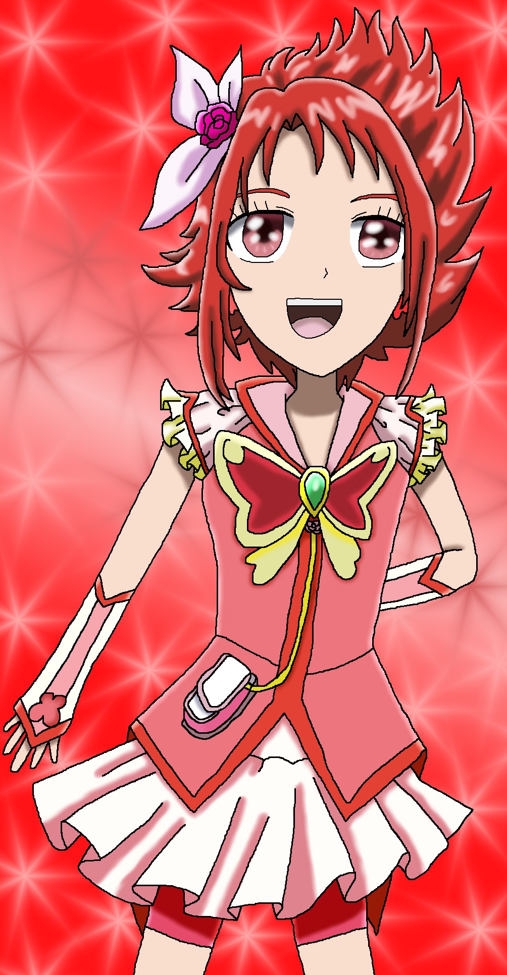 Cure Rougw Cure Rouge by StarmyuFanYuta98 on DeviantArt