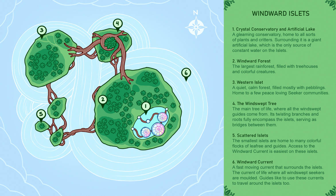 Guide and Seek: Windward Islets Map by Orvaentadopts on DeviantArt