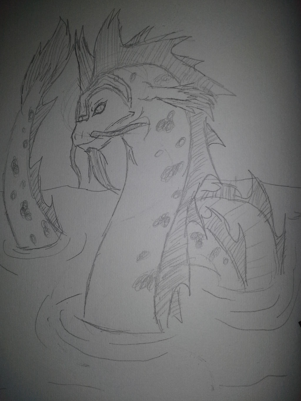 King Wada in Water Dragon Form