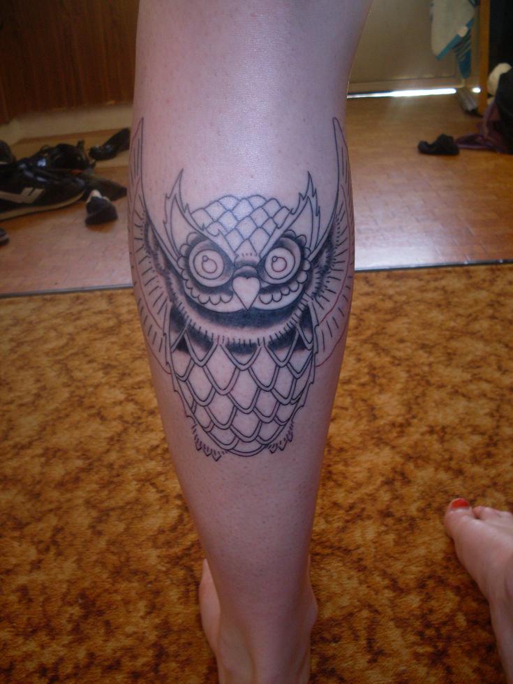 Owl tattoo - Design by Virrewe by Christehh on DeviantArt