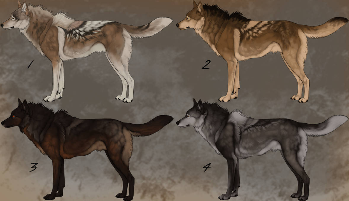 Wolf Designs SOLD by SpiriMuse on DeviantArt