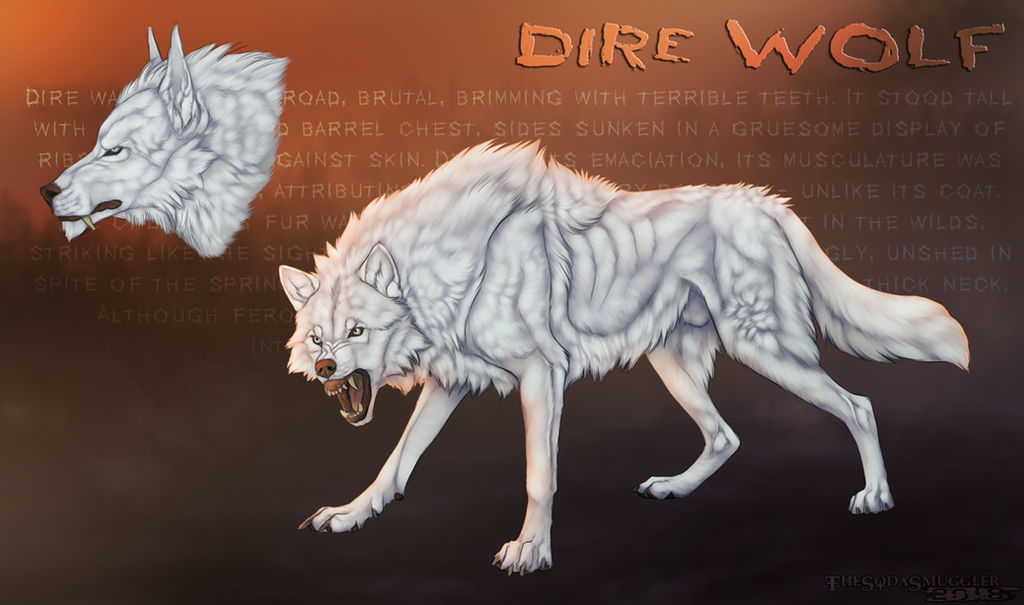 Dire Wolf By SpiriMuse On DeviantArt dire-wolf-by-spirimuse-on-deviantart