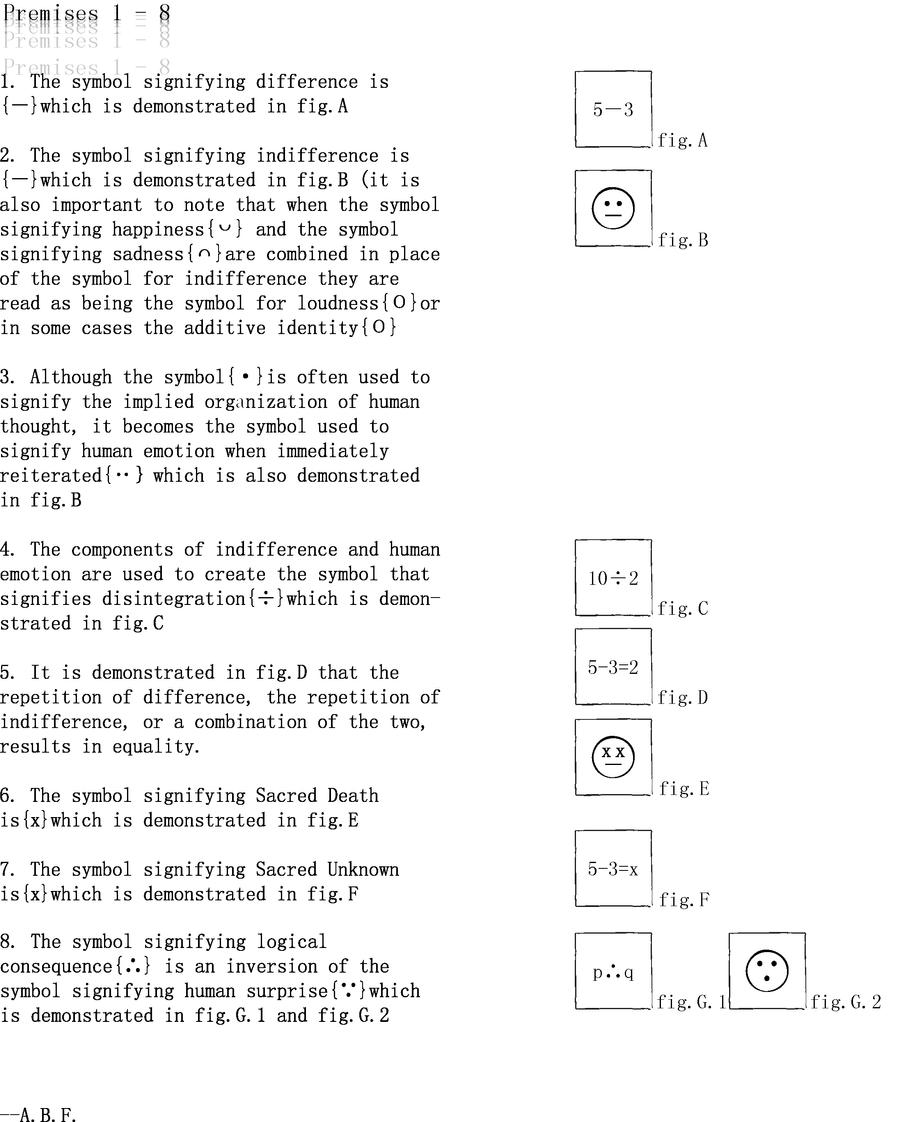 Premises 1-8