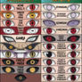 Feralheart Preset ~ Naruto Eye Pack