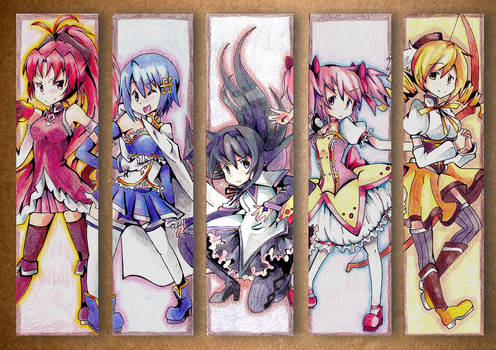 Madoka Magica Bookmarks