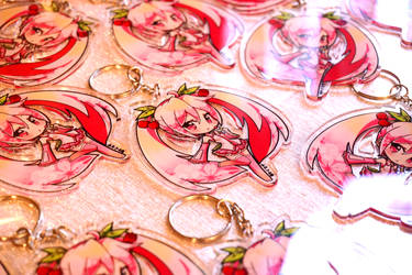 Sakura Miku acrylic charms