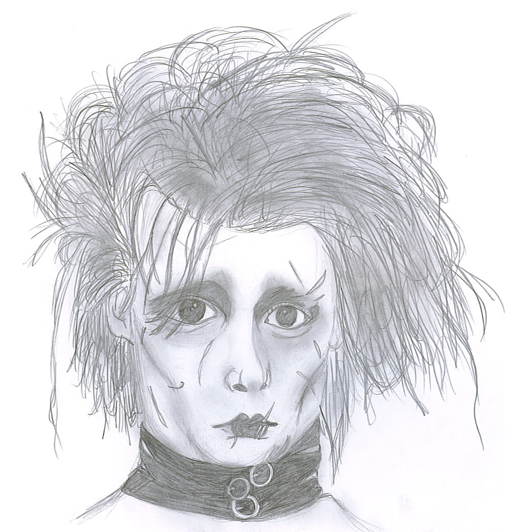 Edward Scissorhands Portrait by bunny4 on DeviantArt