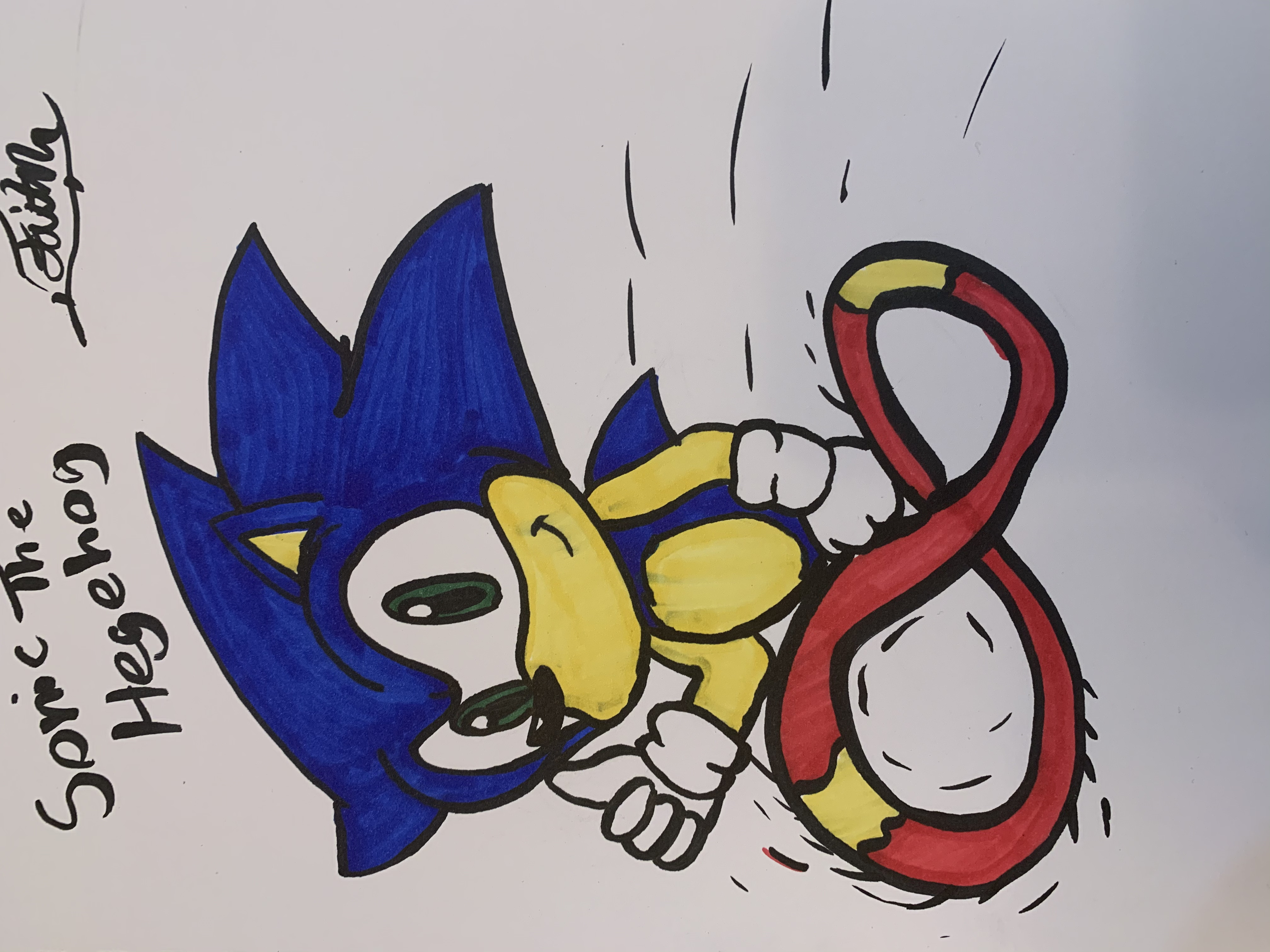 I was forced to draw SonAmy fan art : r/SonicTheHedgehog