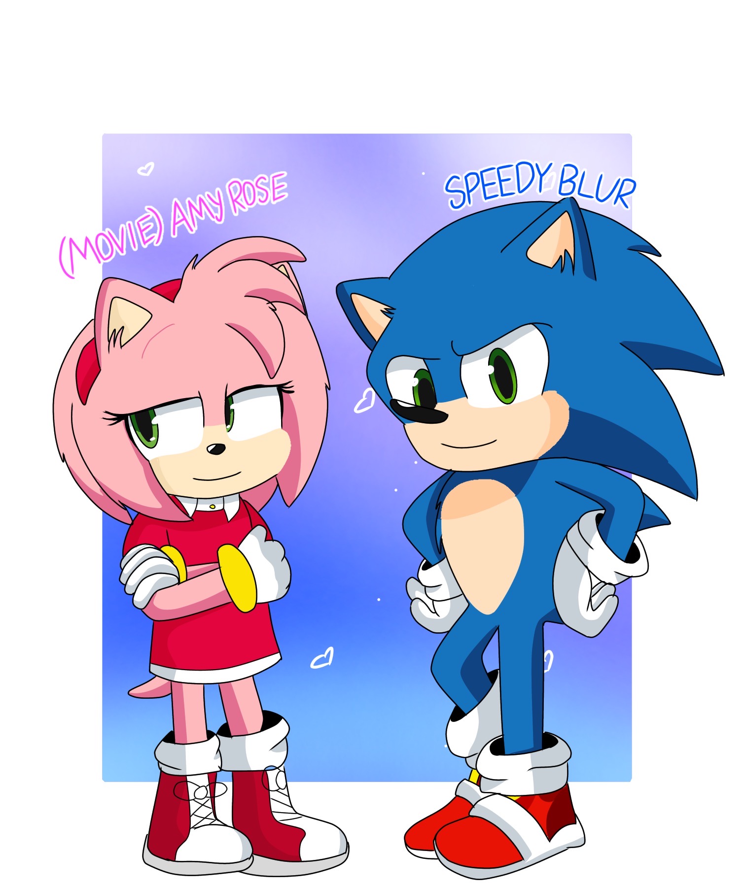 Redraw-Movie SonAmy by Chyecutest on DeviantArt