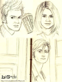 The Doctor and Rose sketch