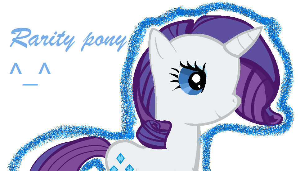 Deviantart Rarity Pony Rarity Pony by LizaTheCutieKitty on DeviantArt