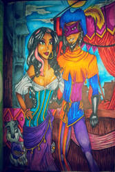 Esmeralda and Clopin - Thick as thieves