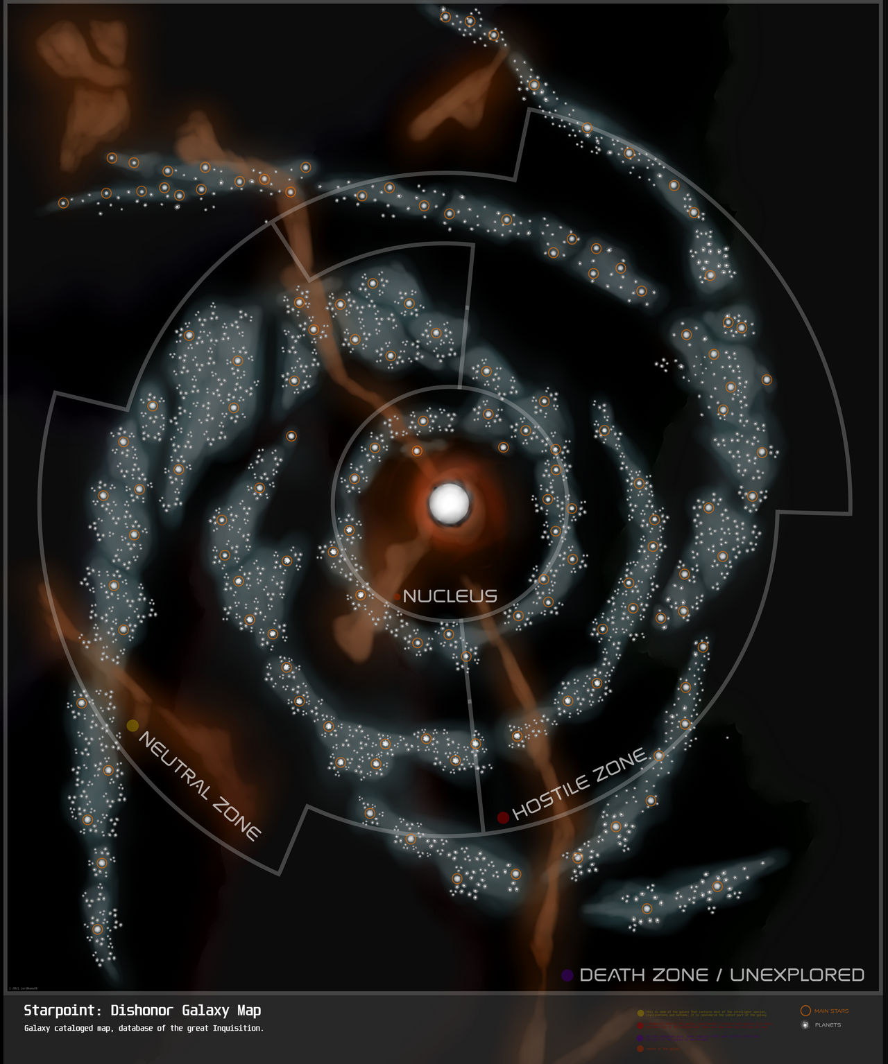 Starpoint: Dishonor galaxy map by LordMumu20 on DeviantArt