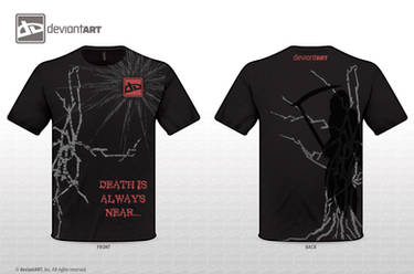 Grim Reaper T-Shirt Design 3: Death is Always Near