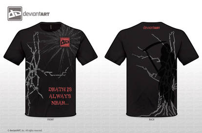 Grim Reaper T-Shirt Design 3: Death is Always Near