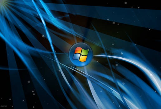 Deep Blue Windows 7 Wallpaper