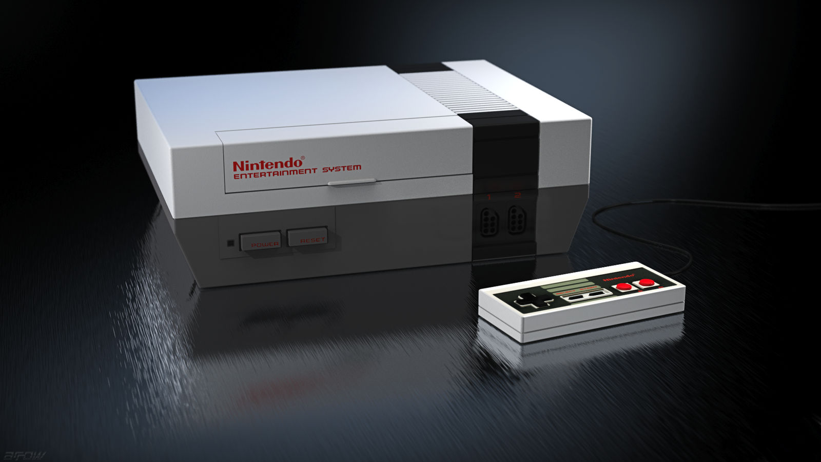NES render by ArRoW-4-U on DeviantArt