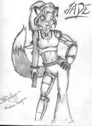 Jade -Female Fox Anthro-